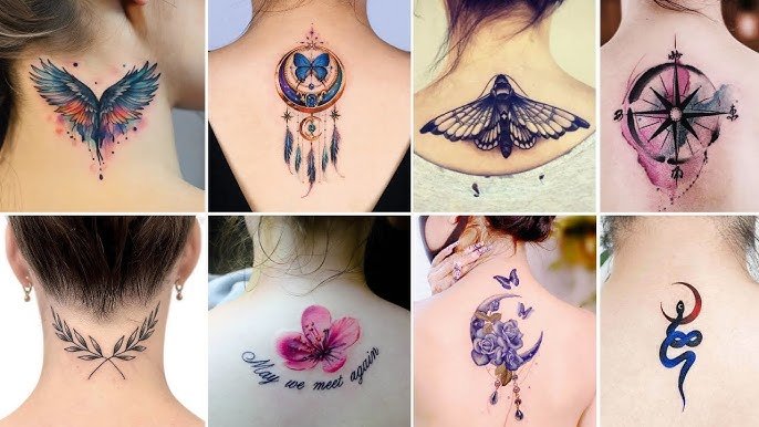 20 Back of Neck Tattoo Ideas for Women