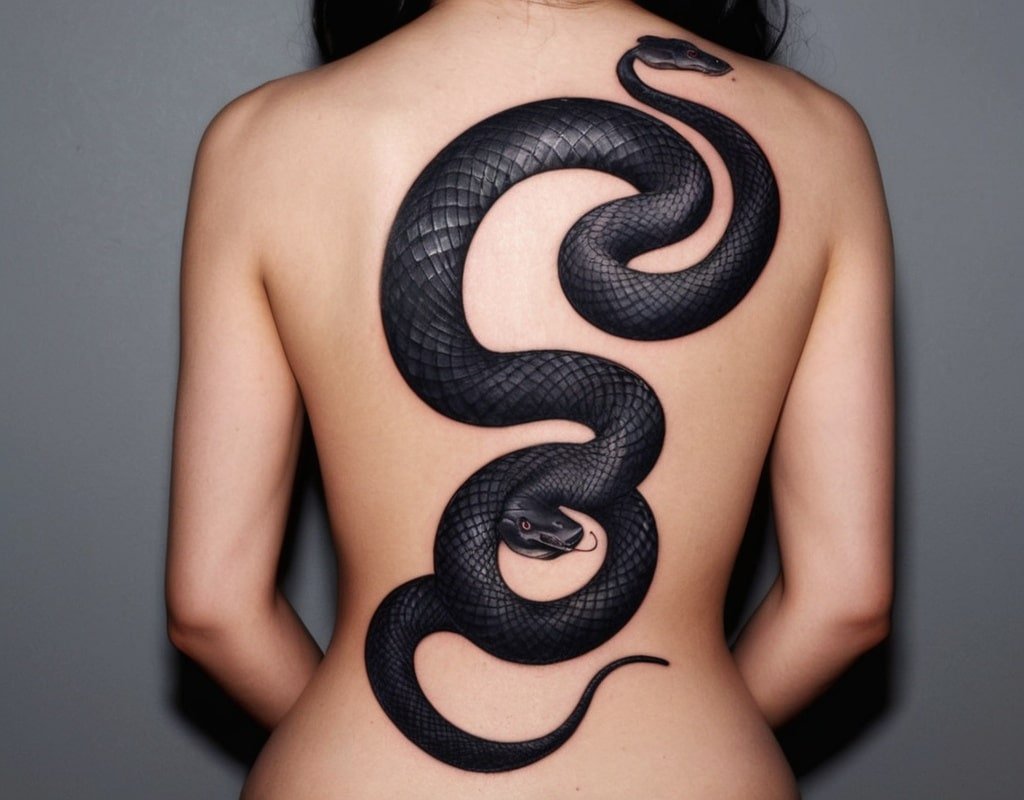 15 Black Snake Tattoo Ideas To Inspire You