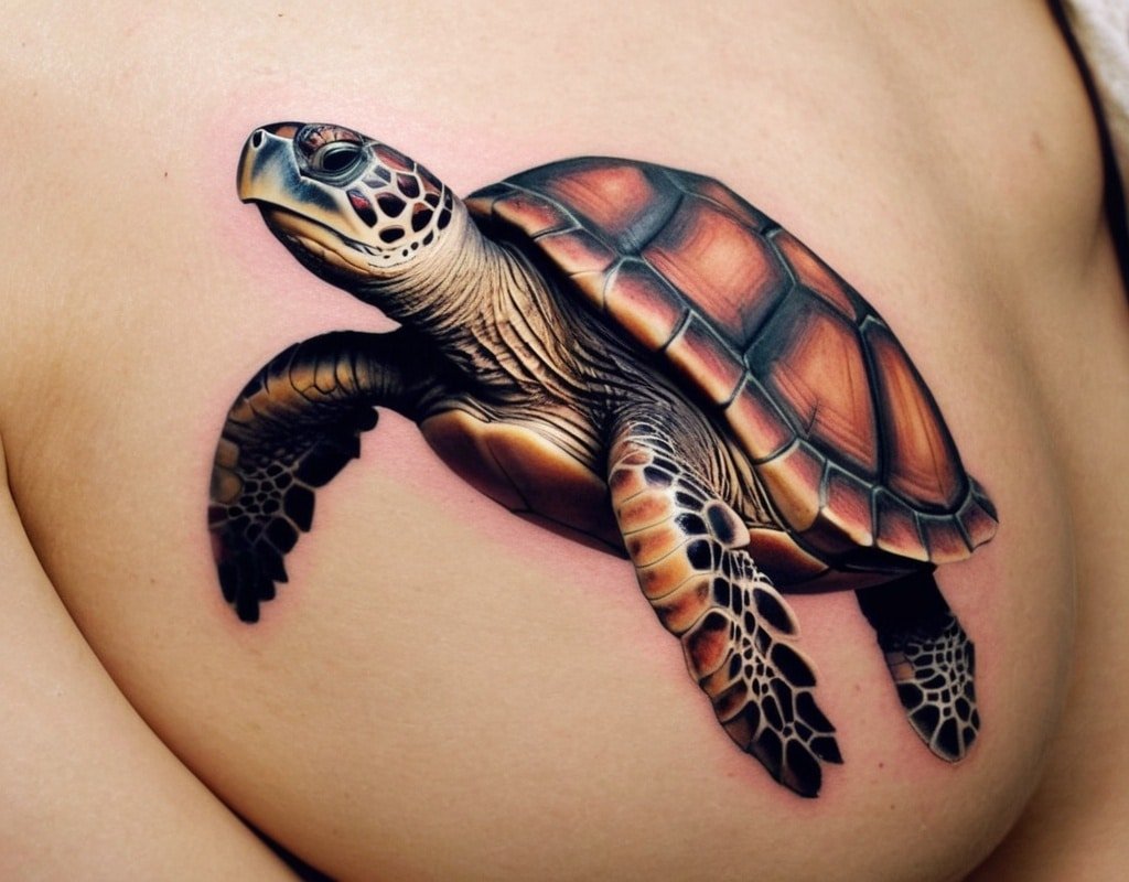 Turtle Tattoo Ideas for Women