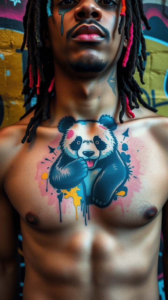 16. Graffiti Street Art Pandas