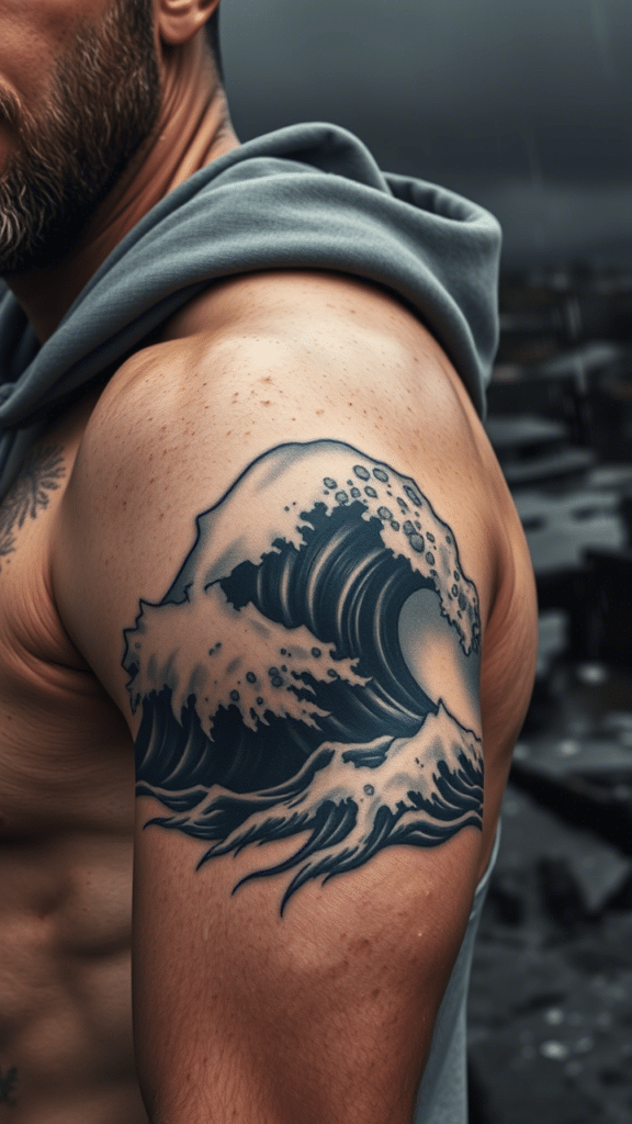 12. Stormy Sea Blackwork