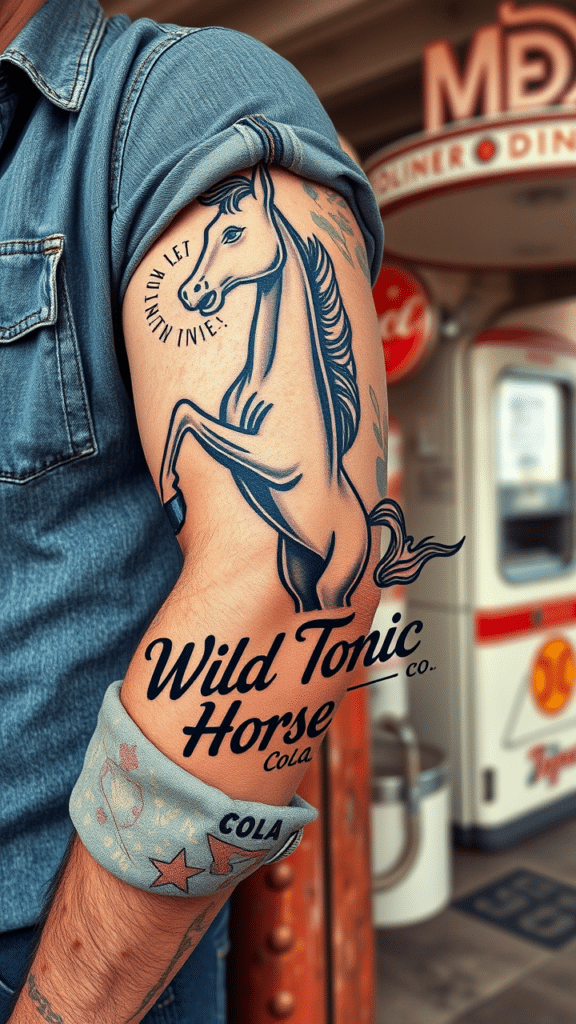 20. Vintage Advertising Horse