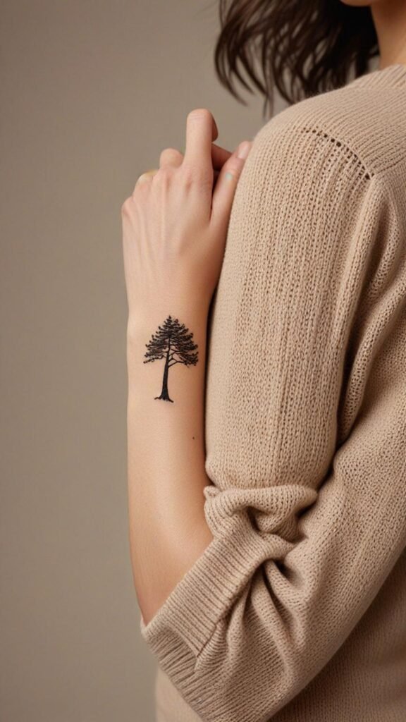 6. Minimalist Pine Tree Collection