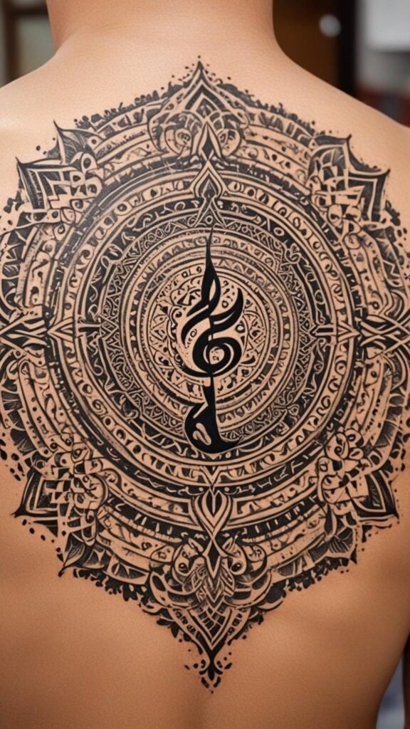 6. Music-Themed Mandalas and Geometric Patterns