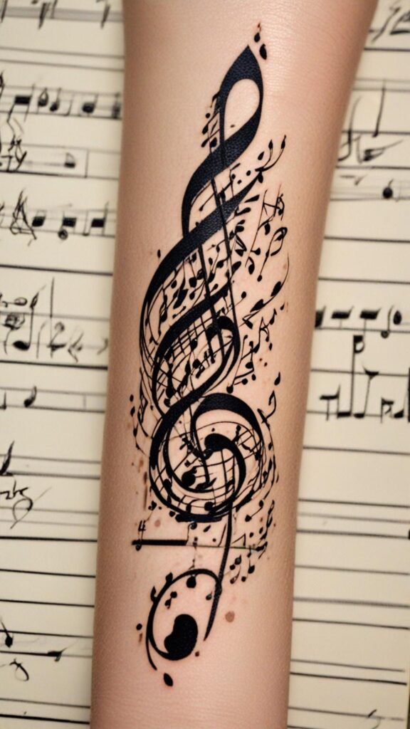 9. Musical Staff and Composition Sheets