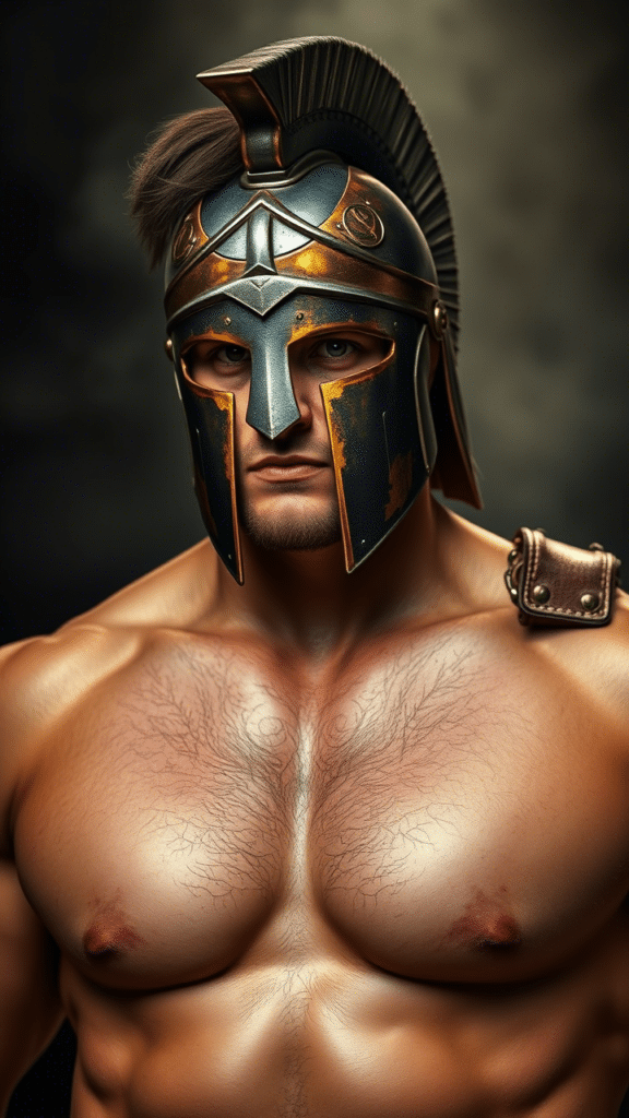 7. Spartan Helmet: Courage and Discipline