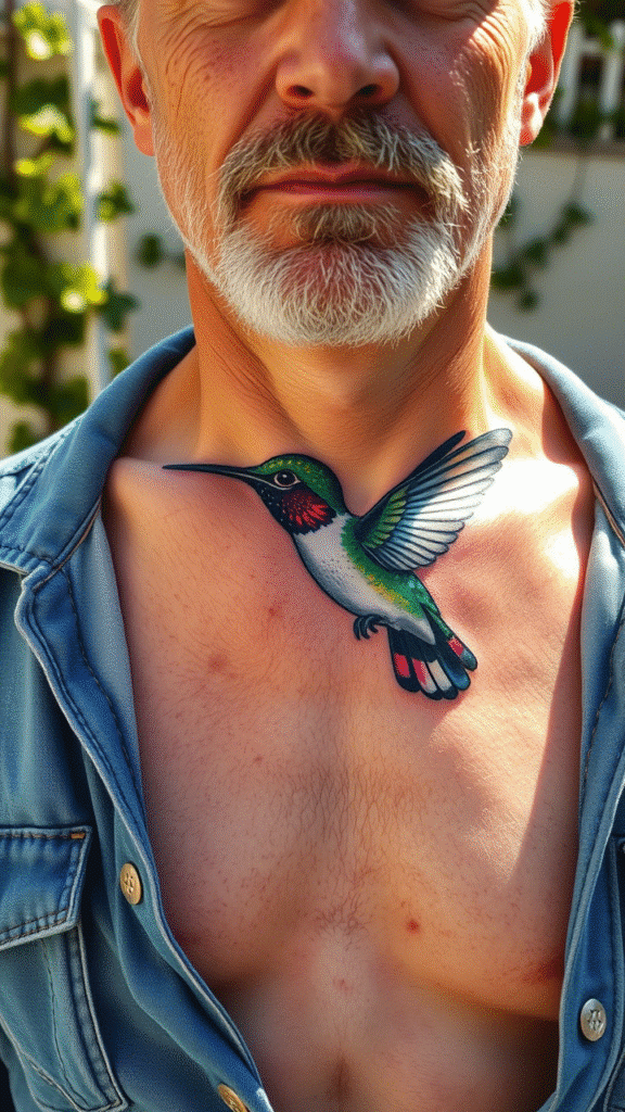 5. Realistic Hummingbird Portrait