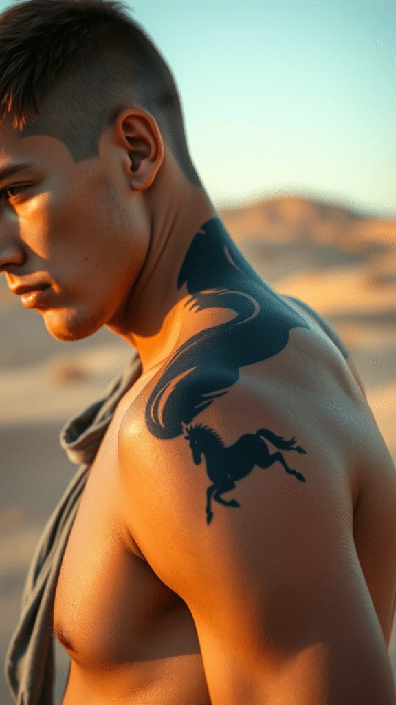 2. Wild Mustang Silhouette