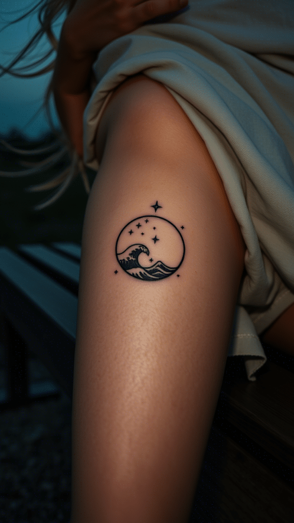 7. Wave and Moon Combinations