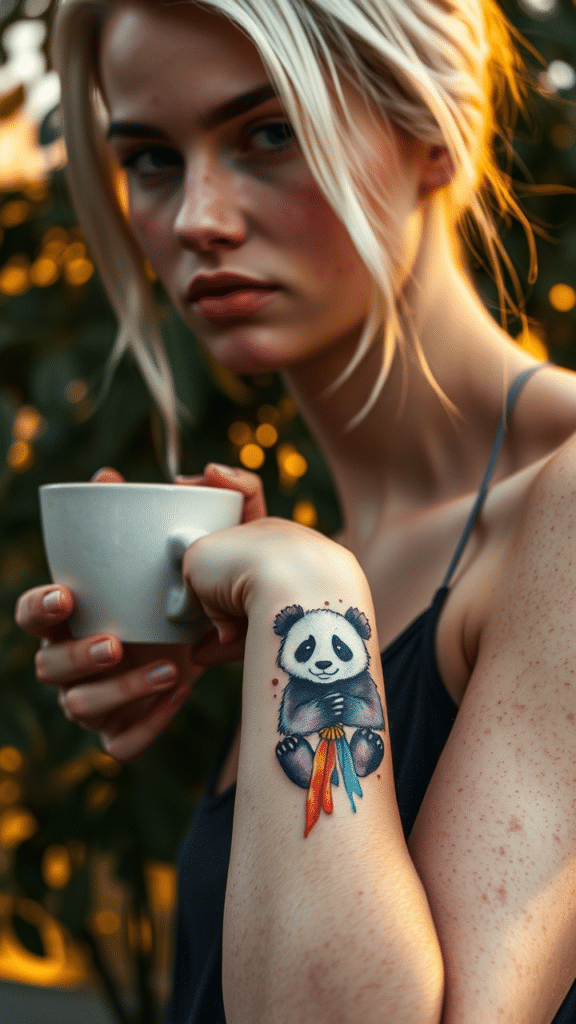 2. Watercolor Panda Magic