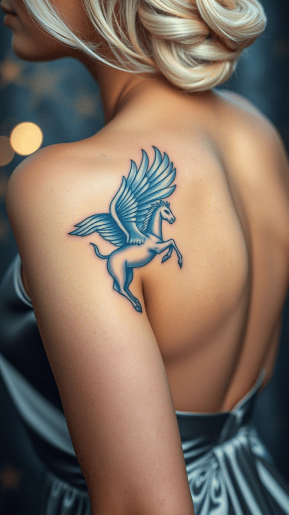8. Mythical Pegasus Design