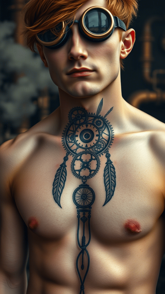 11. Steampunk Mechanical Dreamcatcher