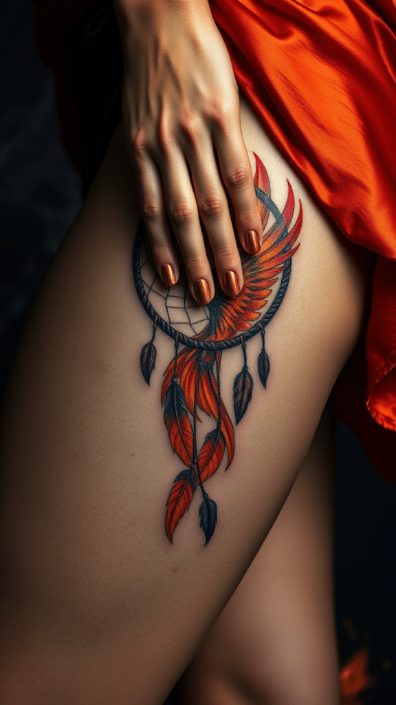14. Phoenix Rising Dreamcatcher