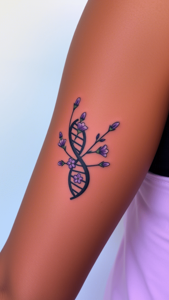 14. Lavender DNA Double Helix