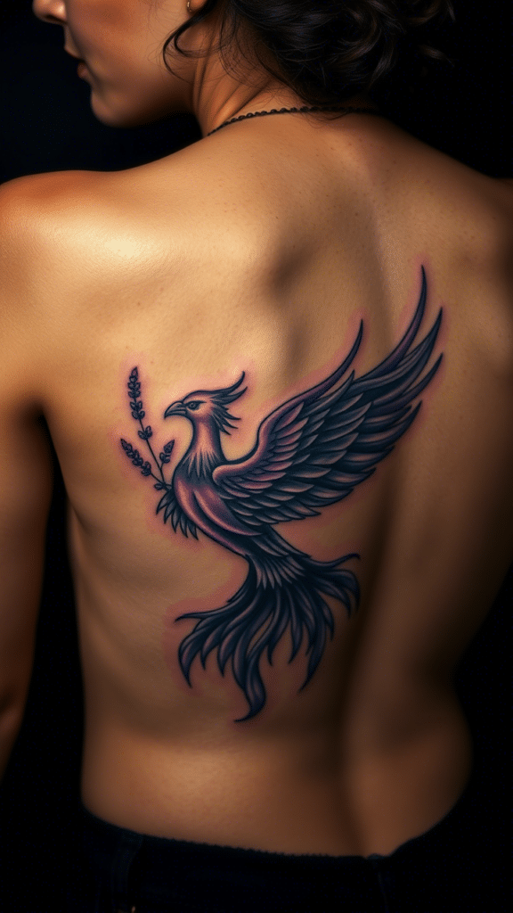 17. Lavender Phoenix Rising