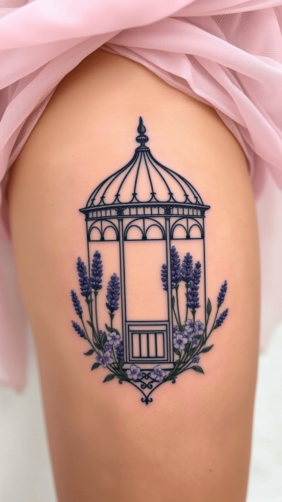 18. Architectural Lavender Garden