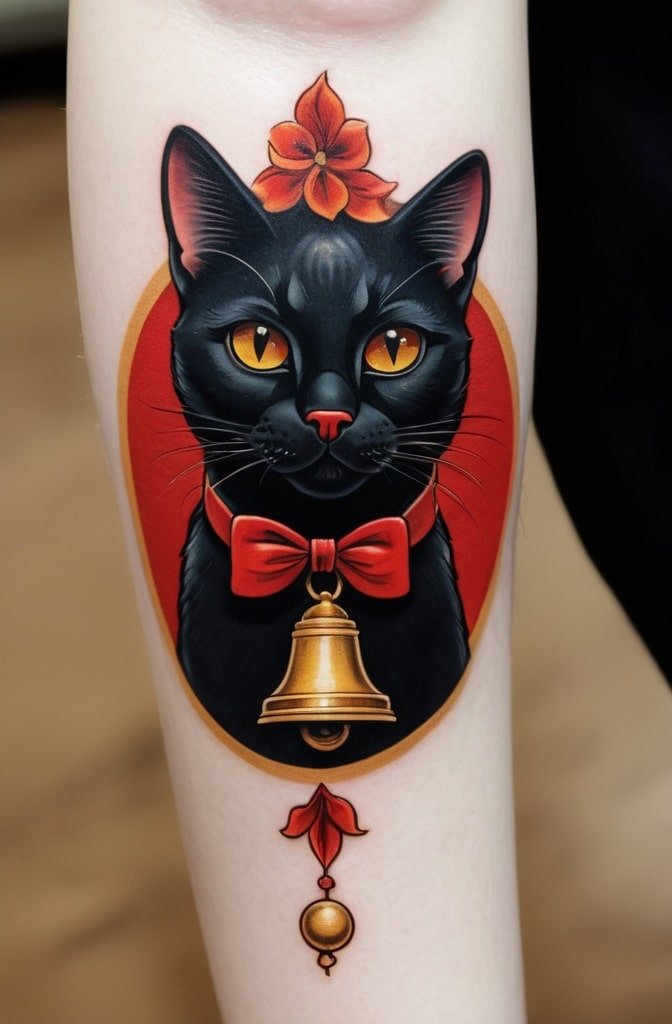 5. Traditional Style Lucky Black Cats