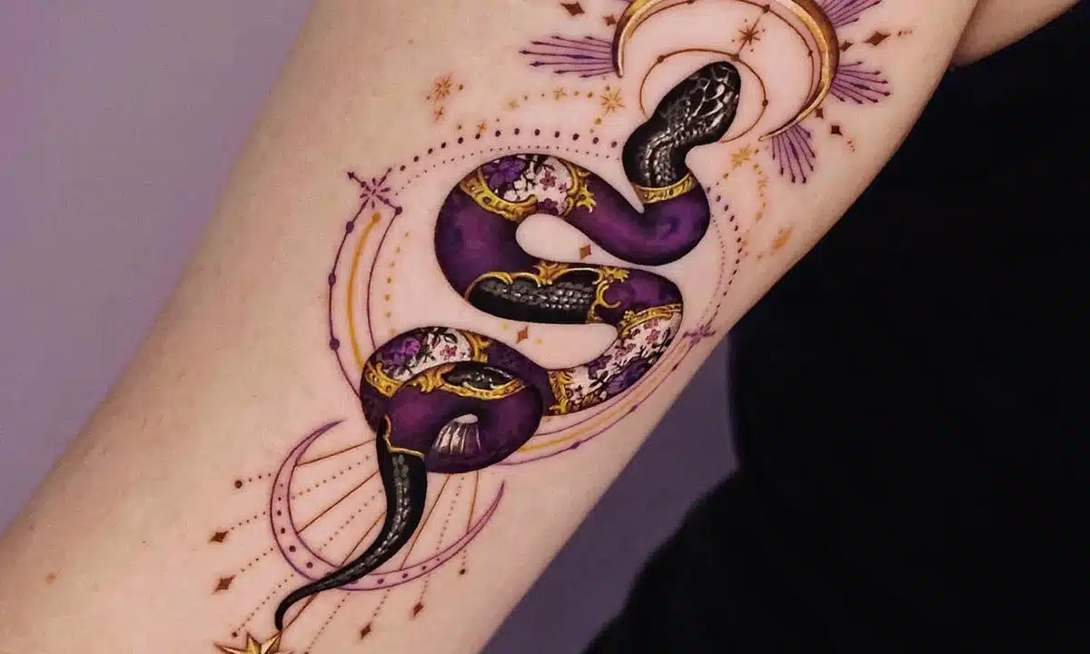 16 Black Snake Tattoo Ideas To Inspire You