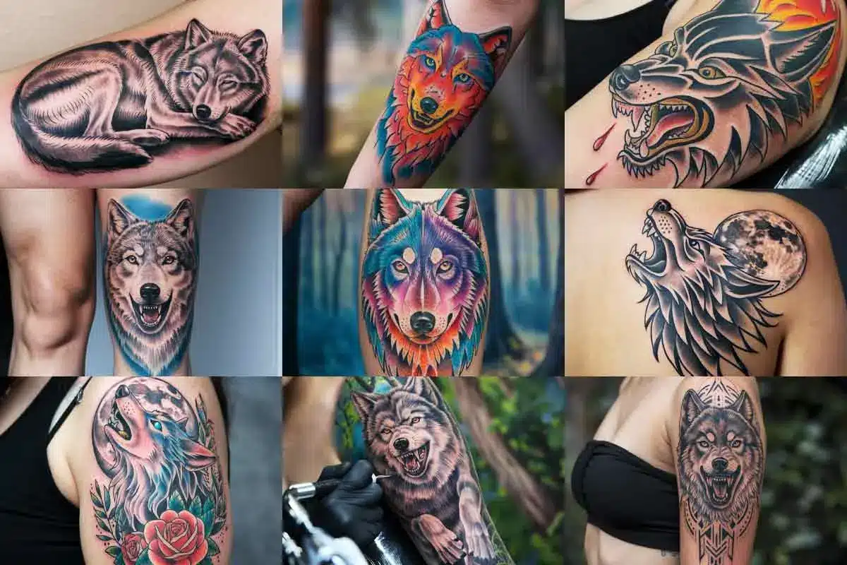 16 Lone Wolf Tattoo Ideas That'll Make You Stand Out