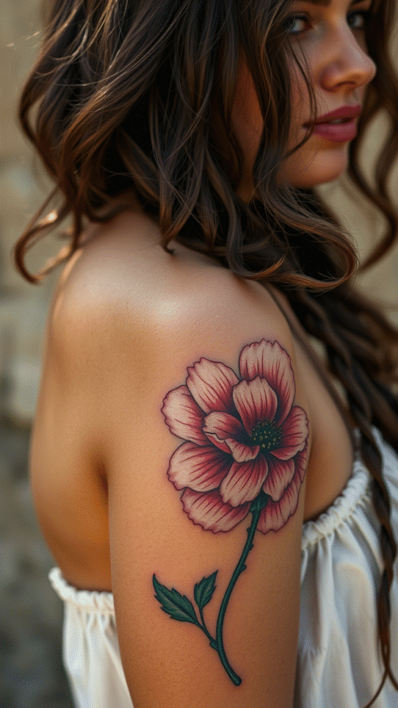 8. Realistic Carnation Portrait