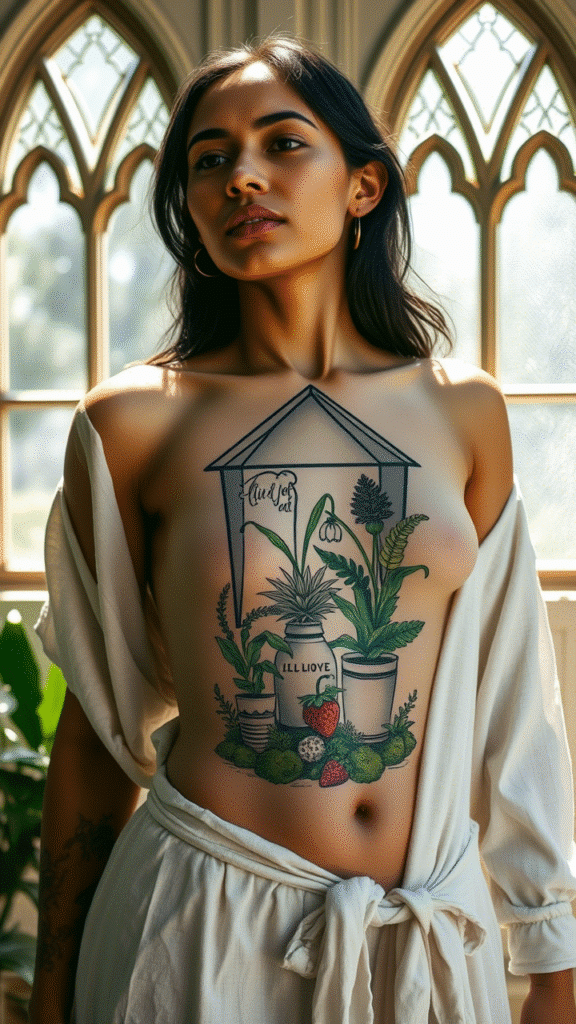13. The Greenhouse Window Scene