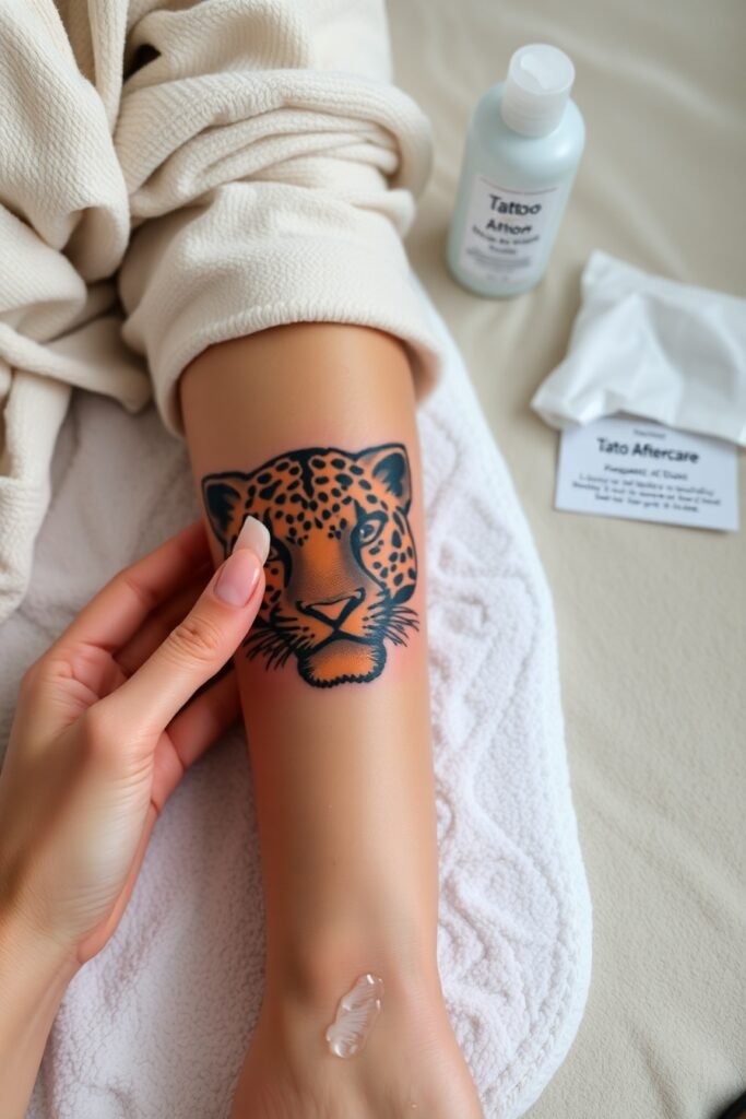 Aftercare for Your Leopard Tattoo