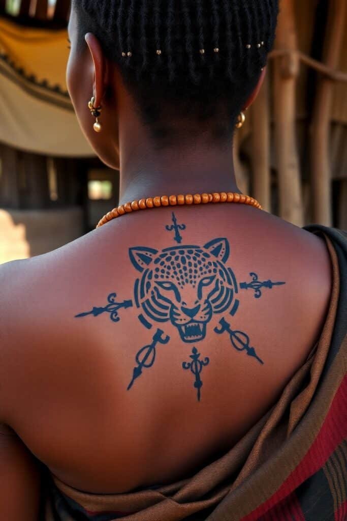 Cultural and Spiritual Leopard Tattoos