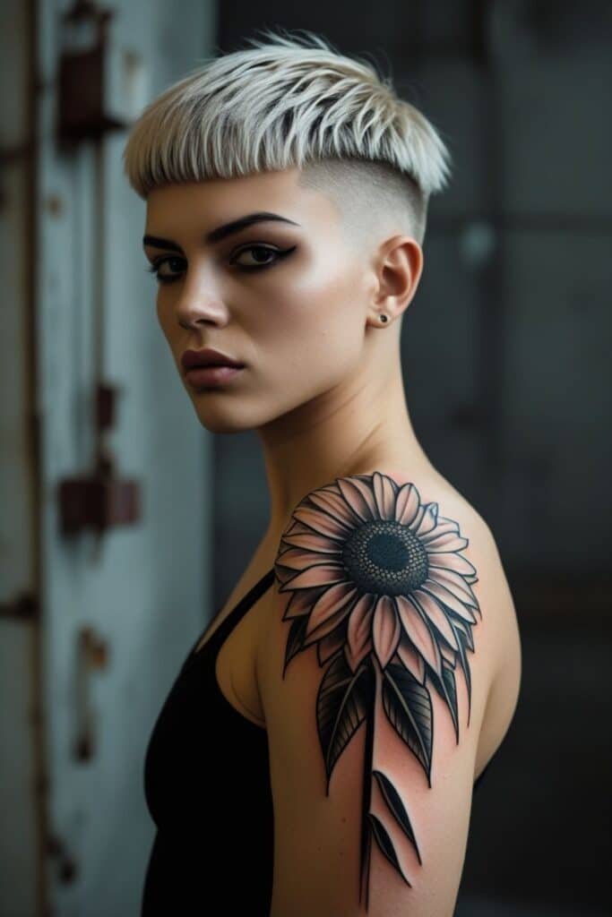 Gender and Sunflower Tattoos