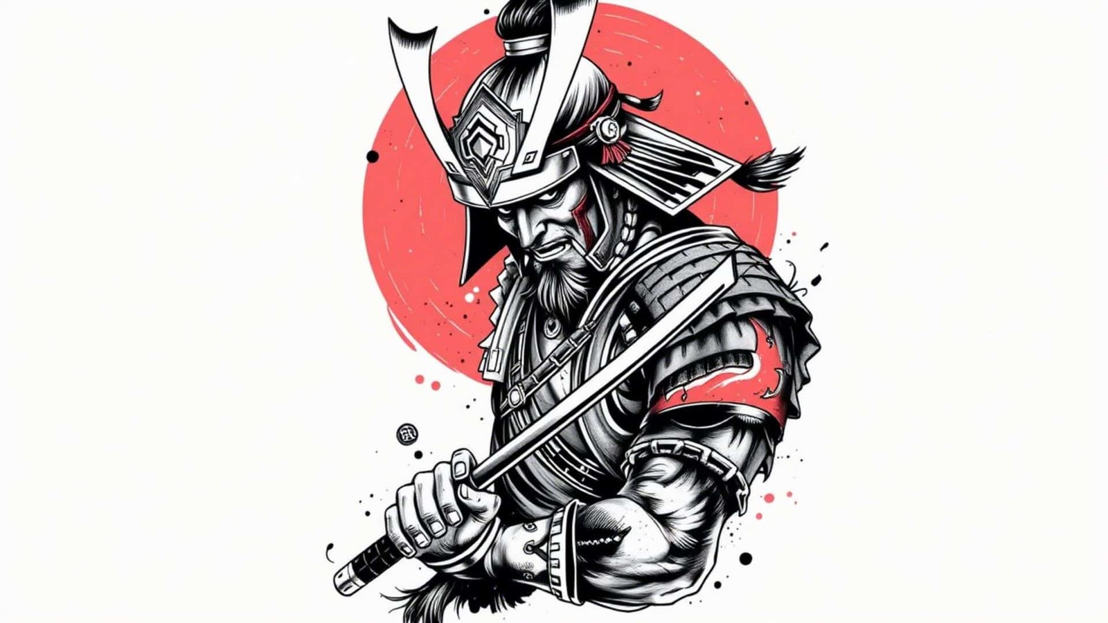 Powerful Ronin Samurai Tattoo Concepts